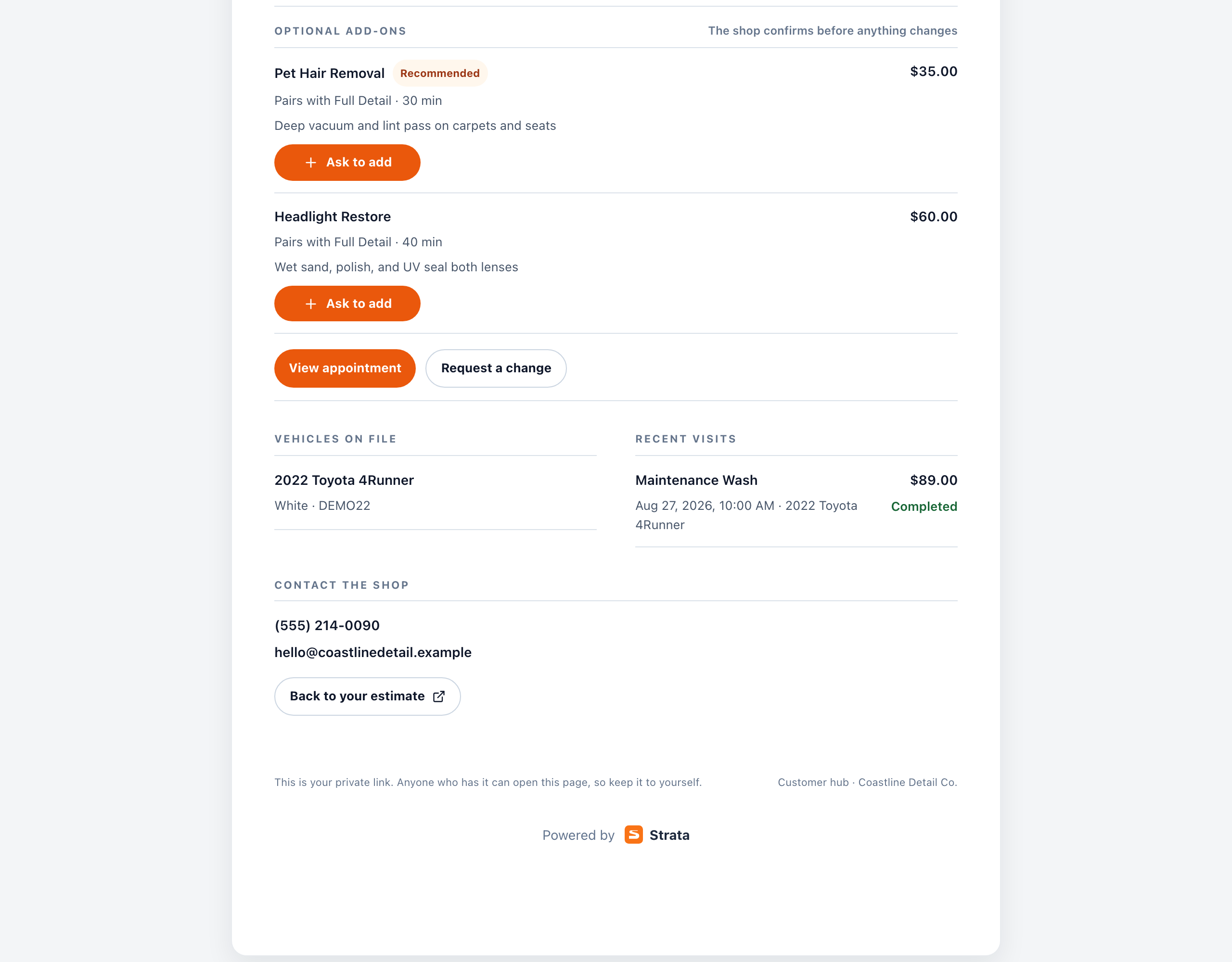 Dynamic Upselling in Strata
