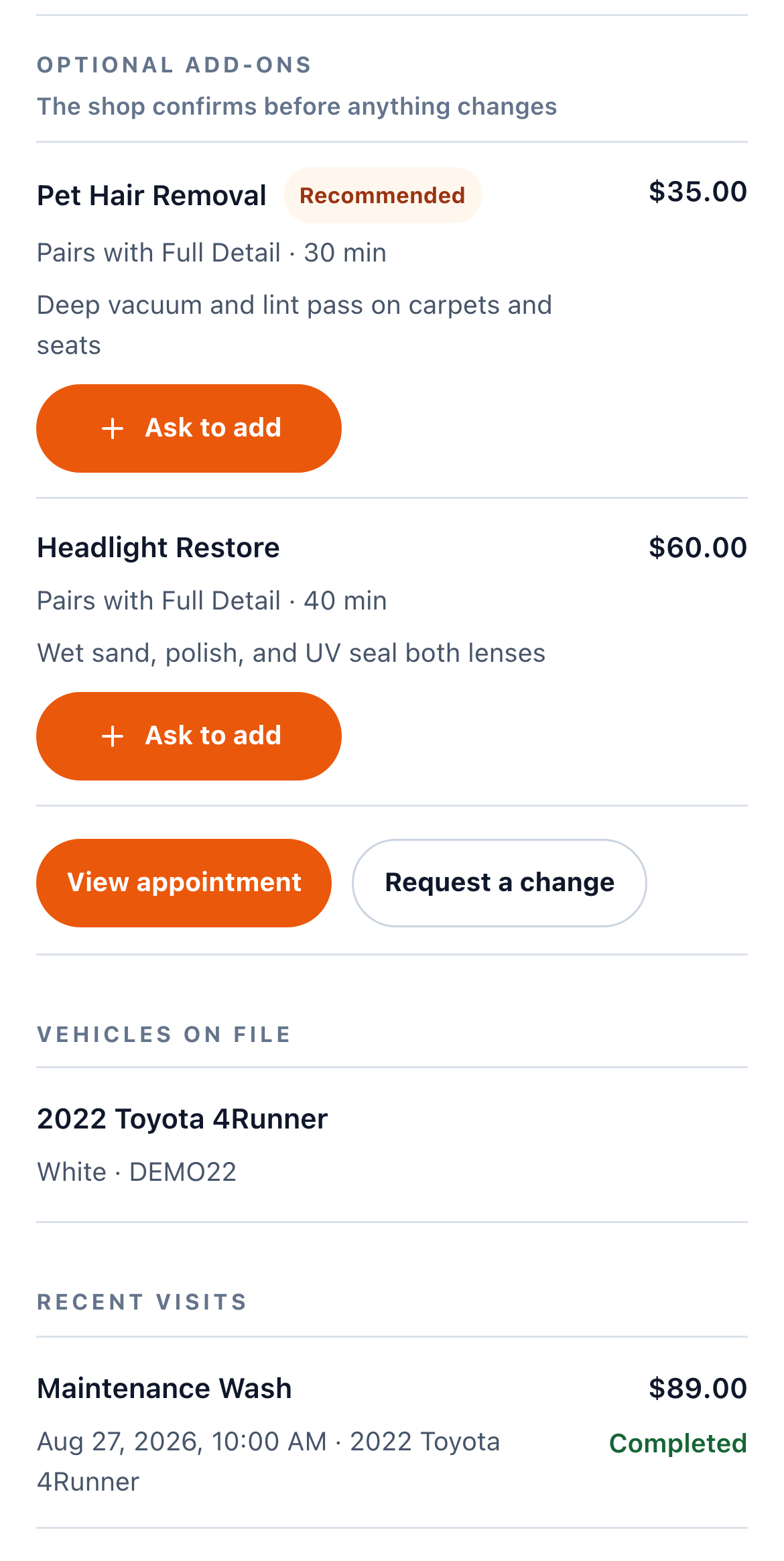 Dynamic Upselling on mobile